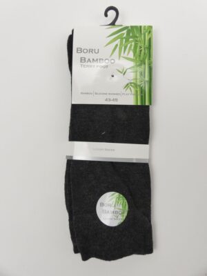 Bamboe sokken heren grijs