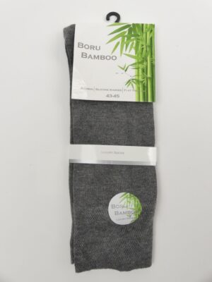 Heren sokken bamboe licht grijs