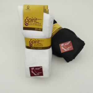Spirit Sportsokken. 4 pak
