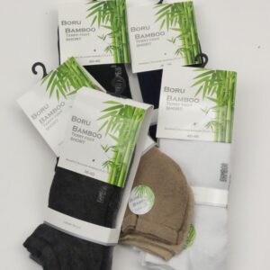 Bamboe Badstofzool Enkelsok 2-Pak