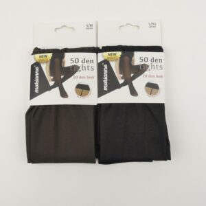 Marianne fleece panty transparant 50 den