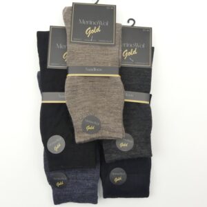Merino Wollen Sokken Gold
